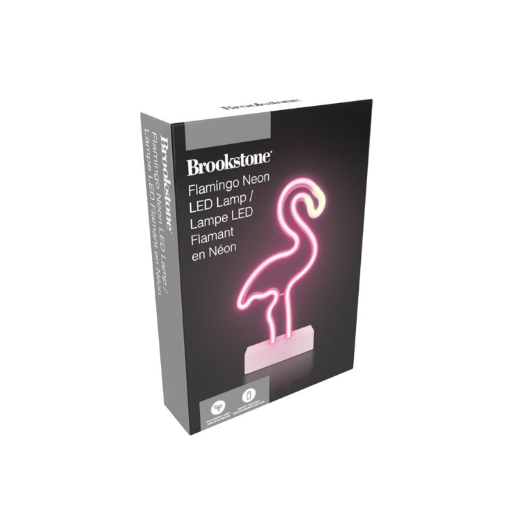 Brookstone Flamingo Neon Desk Light Wayfair Canada